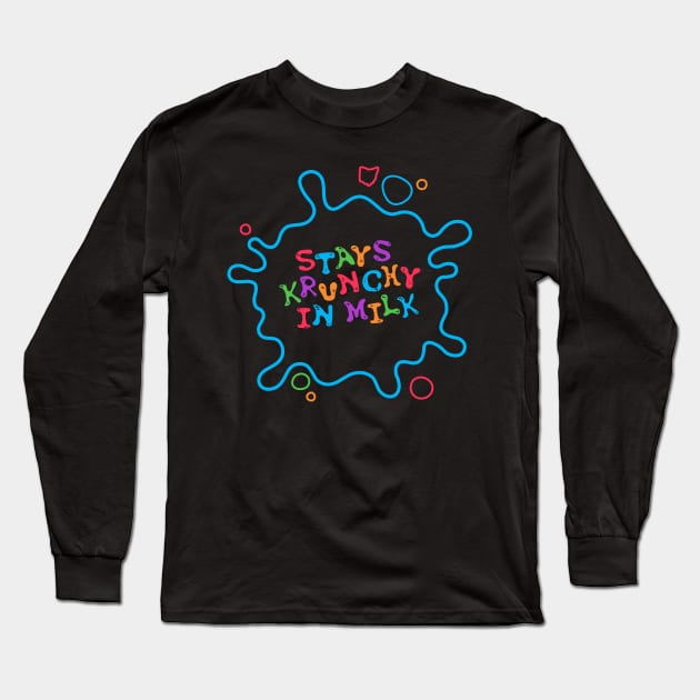 SKiM 2024 Long Sleeve T-Shirt by Stays Krunchy in Milk